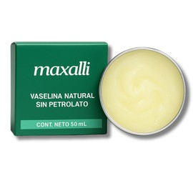 Vaselina Natural Sin Petrolato | Pomada con Dexpantenol + Ricino + Vitamina E + Cacao | Sin Aroma | Hidratante Multiusos Para Labios, Cara, Cabello y Cuerpo 50mL
