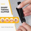 BEZOX Large Toe Nail Clippers for Thick Nails - Straight