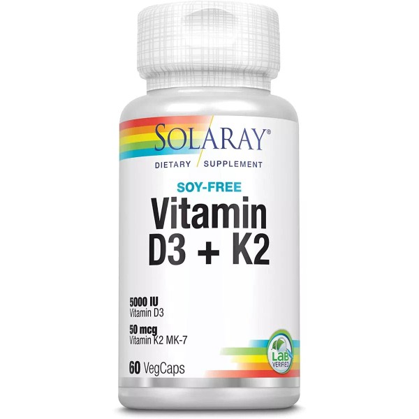 Solarey Vitamina D3 + K2 Solarey 60ct