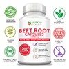 Beet Root Capsules - 1200mg Per Serving - 200 Beet