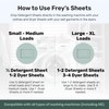 FREY Naturally Scented Dryer Sheets - Fabric Softener for Soft,