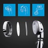 KAIYING Chrome High Pressure Handheld Shower Head with ON/OFF Pause