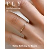 TLY Gold Birthstone Rings for Women Non Tarnish 14K Gold