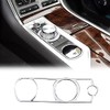 Metal Gear Shift Box Frame Cover Trim Sticker for Jaguar