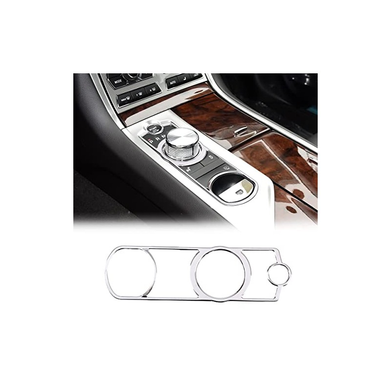 Metal Gear Shift Box Frame Cover Trim Sticker for Jaguar