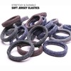 Basic Sense Gym Hair Ties - Unique Soft Jersey Bobbles,