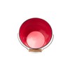Nantucket Seafood Red Serving Pail Ice Bucket, 7.25 x 7.25