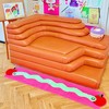 Bug & Red Apple Modular Rug Tile – Washable Anti-Slip