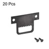 sourcing map Picture Hangers, 32mm x 22mm Double Hole with
