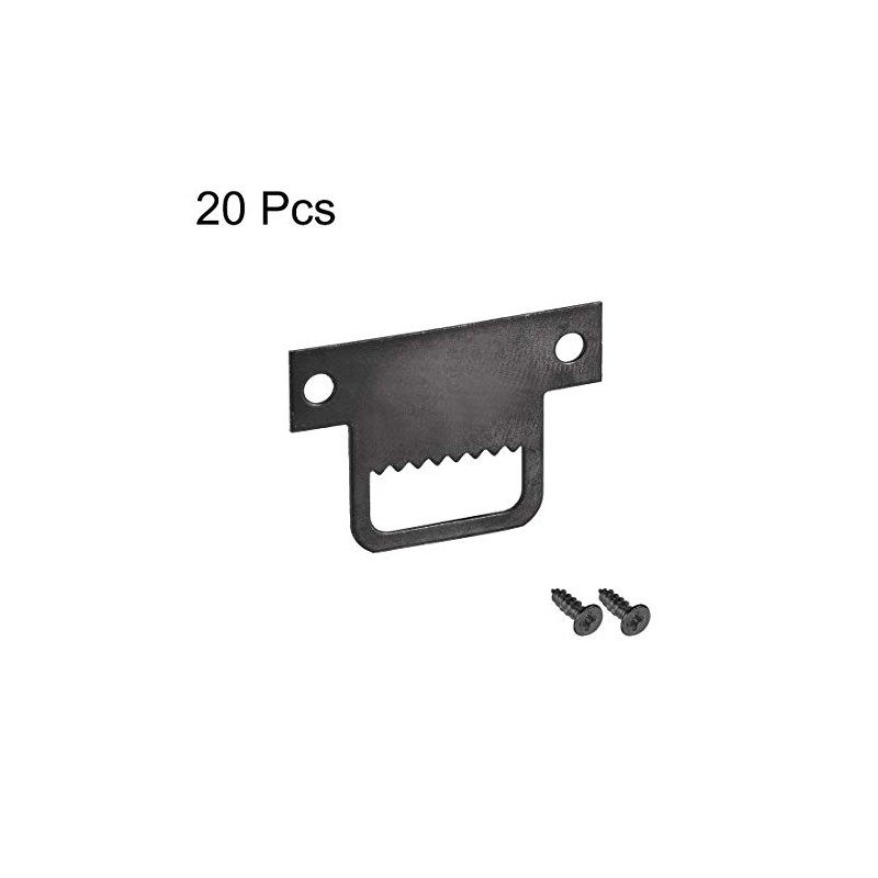 sourcing map Picture Hangers, 32mm x 22mm Double Hole with