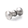 QWORK® Shower Door Knobs, 304 Stainless Steel Shower/Bath Pull Handle,