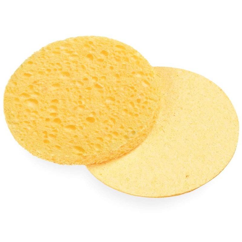 ForPro Compressed Cellulose Sponge - Round Face and Body Sponge