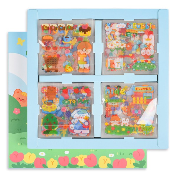 Kawaii Stickers Set for Journaling (100 Sheets 600+Small Pieces) -