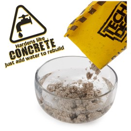 Tech Deck DIY Concrete Reusable Modelling Playset with Exclusive Enjoi Fingerboard, Rail, Moulds, Skatepark Kit, Kids Toy for Boys and Girls Aged 6 and up