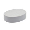 Harbour Housewares Soap Dish - Glazed Ceramic Bathroom Sink Holder