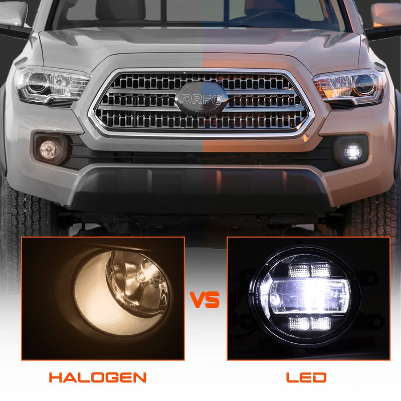 DRFG LED Fog Lights with Daytime Running Lights for Tacoma