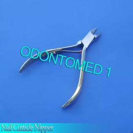 ODM 3 Nail Cutticle Nipper Half Gold Handle Manicure Pedicure Beauty Tools