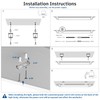 KILIPOL 4FT LED Batten Light, Ceiling Surface Mounted Slim LED
