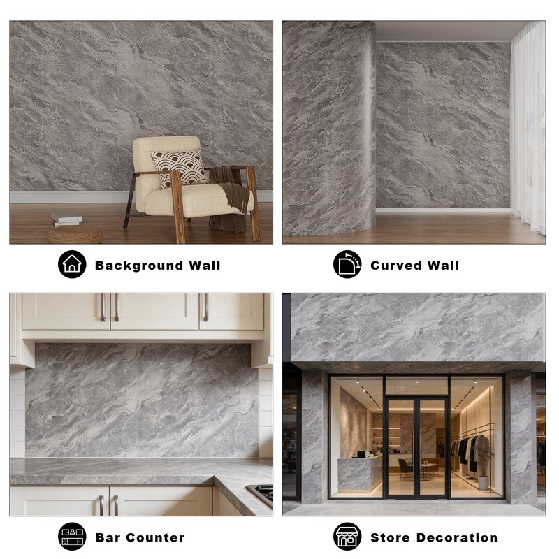 3D Wall Panels - 4PCS 47.2"x23.6" Faux Stone Wall Covering