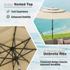Tangkula 10ft Patio Umbrella, 3 Tier Vented Outdoor Market Table