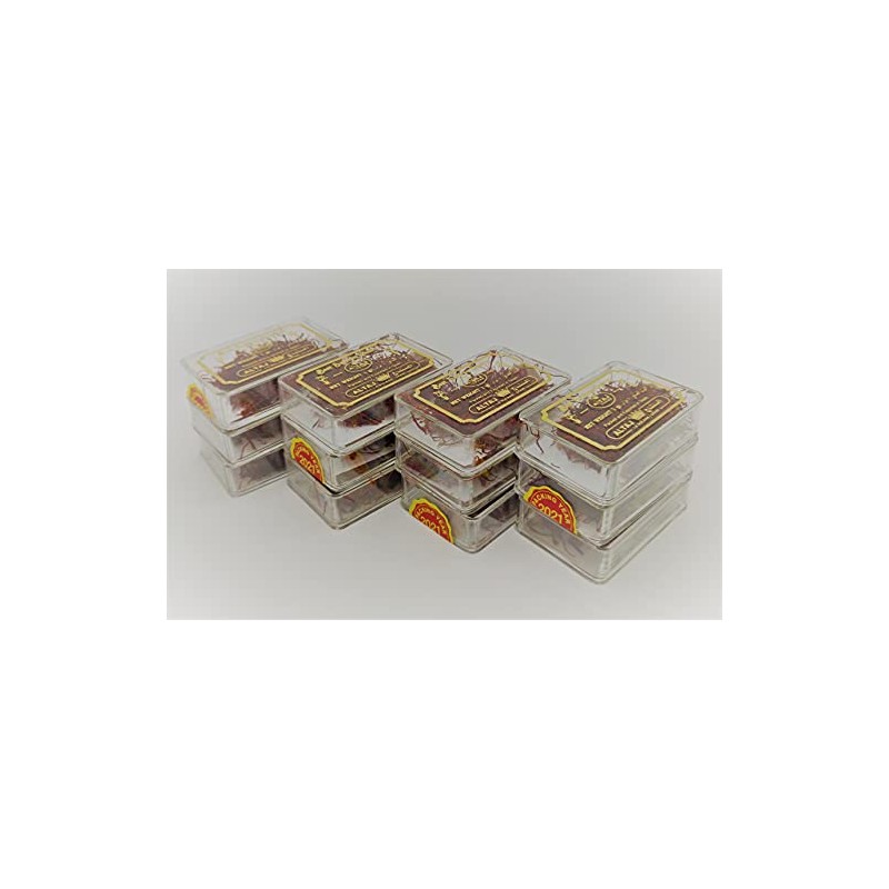 Coupe Quality Saffron strands 12 pack of 1g