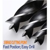 Wood Brad Point Drill Bit Set 1/2 in. 10Pcs Spur