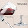 ANBFF Crystal Wine Glasses Set of 2-21oz Hand Blown Long