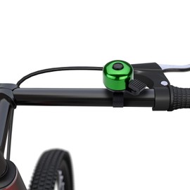 Paliston Bike Bell Bicycle Bell Crisp Sound for Adults Kids Boys Girls Green & Green