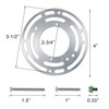 Canomo 2 Pack 4 Inches Diameter Round Universal Light Crossbar,