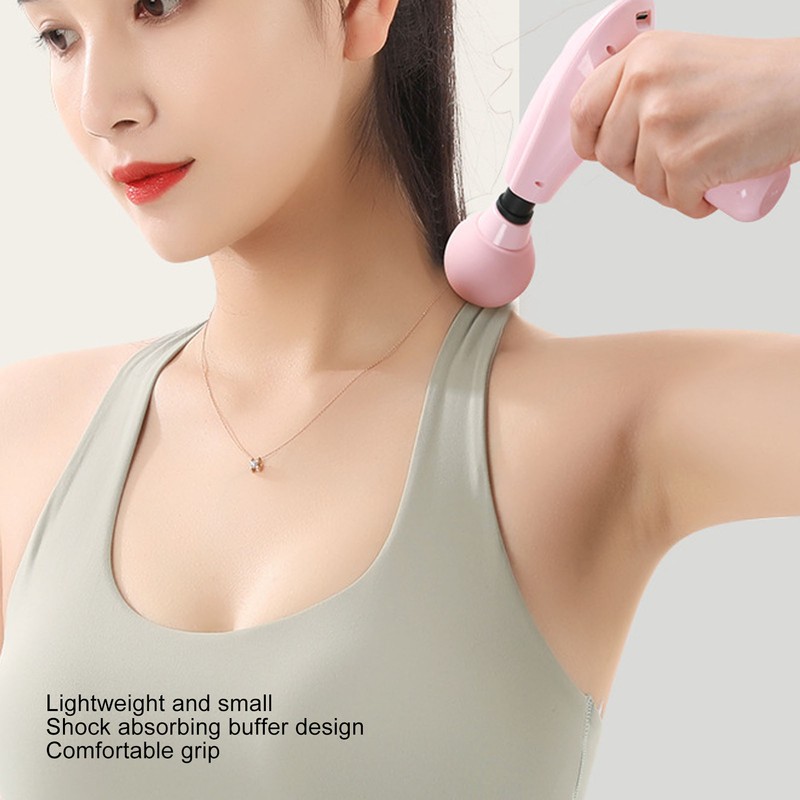 Mini Muscle Massager 4 Modes Vibration Noise Reduction Deep Tissue