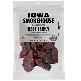 IOWA SMOKEHOUSE Ranch Hand Beef Jerky (Home Style Original, 8 oz)