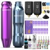 Wormhole Tattoo Kit 2PCS Wireless Tattoo Gun with 2PCS 1,200
