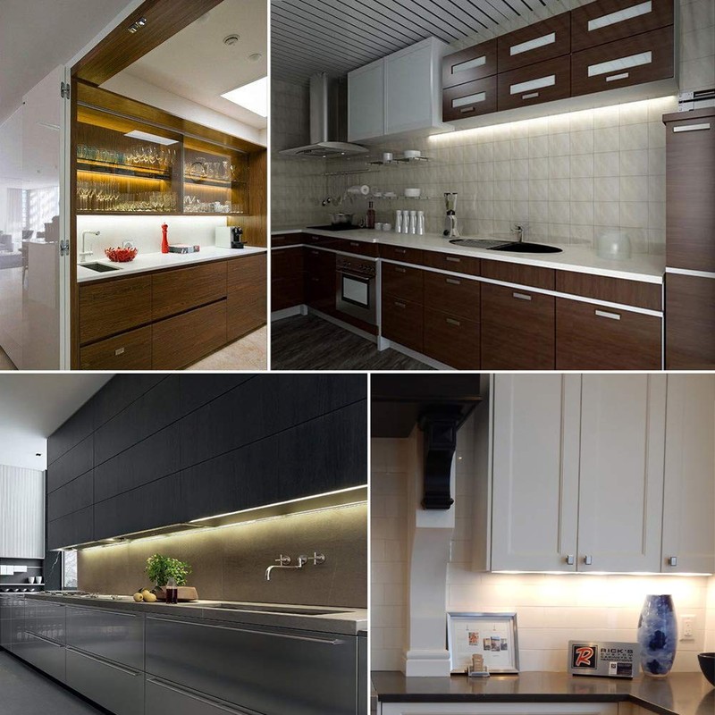 LAIFUNI Dimmable Under Cabinet Lighting, Color Temperature Changing LED Light