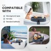 Geelin 2 Pcs Hot Tub Table Tray, Adjustable Aboveground Bathtub