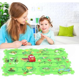 Unbranded 25PCS Puzzle Racer Kids Car Track Set for Kids Christmas Birthday Gift