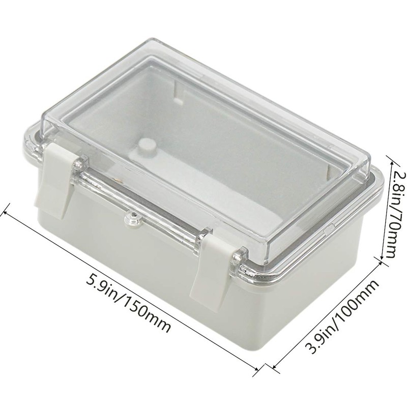 Zulkit Junction Box ABS Plastic Dustproof Waterproof IP65 Electrical Boxes