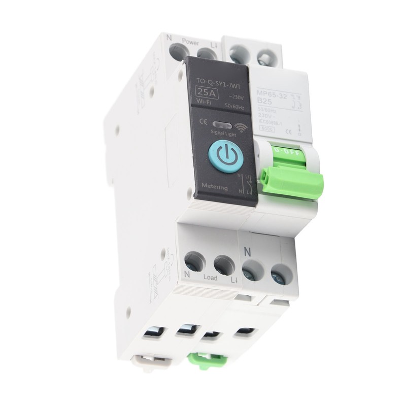 Smart WiFi Circuit Breaker with Metering Remote Control Timer Home