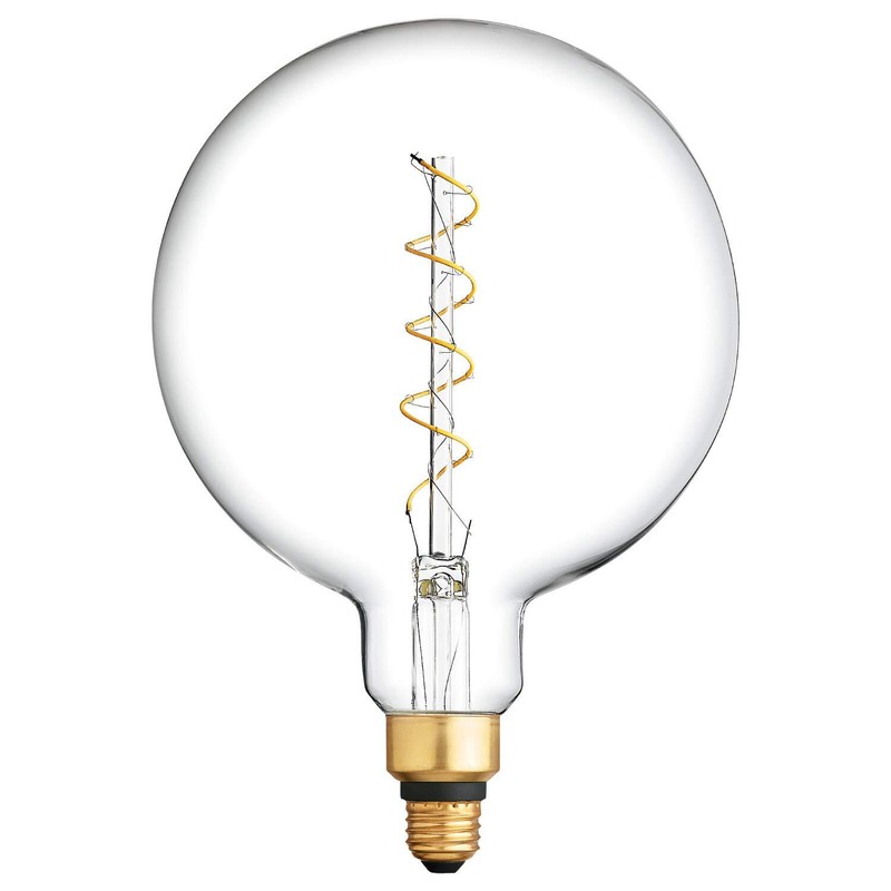 GE Vintage Style LED Light Bulb, 40 Watt, Clear Finish,