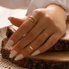 Gold Knuckle Rings Set for Women Trendy Stackable Finger Rings
