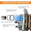 Rear Left Right Brake Caliper Assembly for Polaris RZR 900/900S