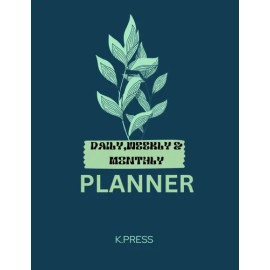 Libro: Planificador Diario, Semanal Y Mensual