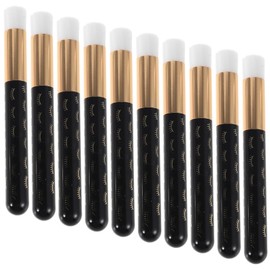 Gatuida 10pcs Eyelash Cleansing Brushes Multifunctional Lash Shampoo Tool for Deep Cleaning Nose Blackhead Removal Makeup Care for Eyelash Extensions Facial Use