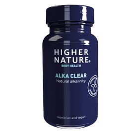 Higher Nature - Alka Clear - Natural Alkalinity - Electrolytes - Gently Readjusts Body's Ph Balance - Vegetarian & Vegan - 180 Capsules
