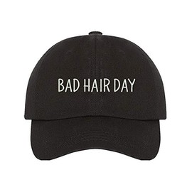 Prfcto Lifestyle Bad Hair Day Dad hat- Black Baseball Cap- Unisex