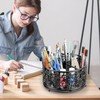 Pen Holder, 360 Degree Rotation, Lace, Metal Pen Holder, Large