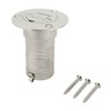 Marine Boat Deck Filler with Keyless Cap Stainless Steel Mirror