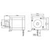 High Torque Nema 23 CNC Stepper Motor 114 mm 425Oz.In/3Nm