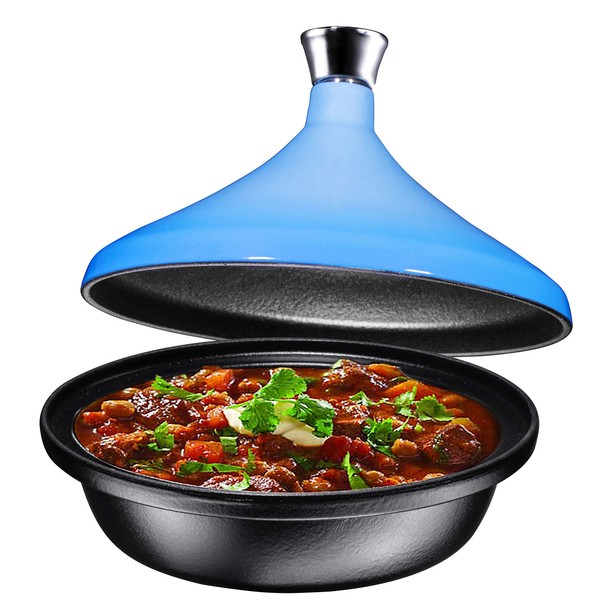 Bruntmor Cruset Tangine All Clad Tagin For Tajine Dish All Clad 4-Quart Cooking Pot. Small Moroccan Tagine Le Creuset. Tagines Pots With Blue Diffuser