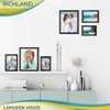 Langdon House 8x10 Picture Frames Set (Black, 6 Pack) Distinguished
