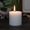 3 Inch White Citronella Pillar Candle